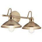 KICHLER 45944CPZ Clyde 2 Light Vanity Light Champagne Bronze