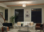 KICHLER 52074SN Birkleigh 14" 3 Light Pendant/Semi Flush Satin Nickel