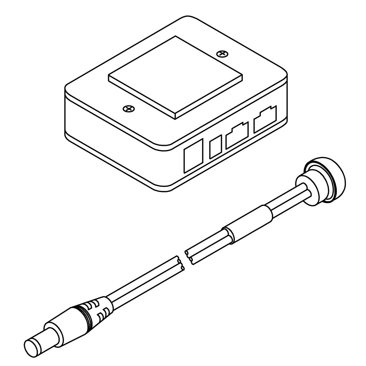 KOHLER DTV-ADAPTER AND THERMISTOR KIT - Oil-Rubbed Bronze, K-1260087-2BZ