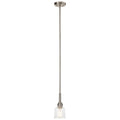 KICHLER 52399NI Aivian 5" 1 Light Mini Pendant With Clear Glass Brushed Nickel