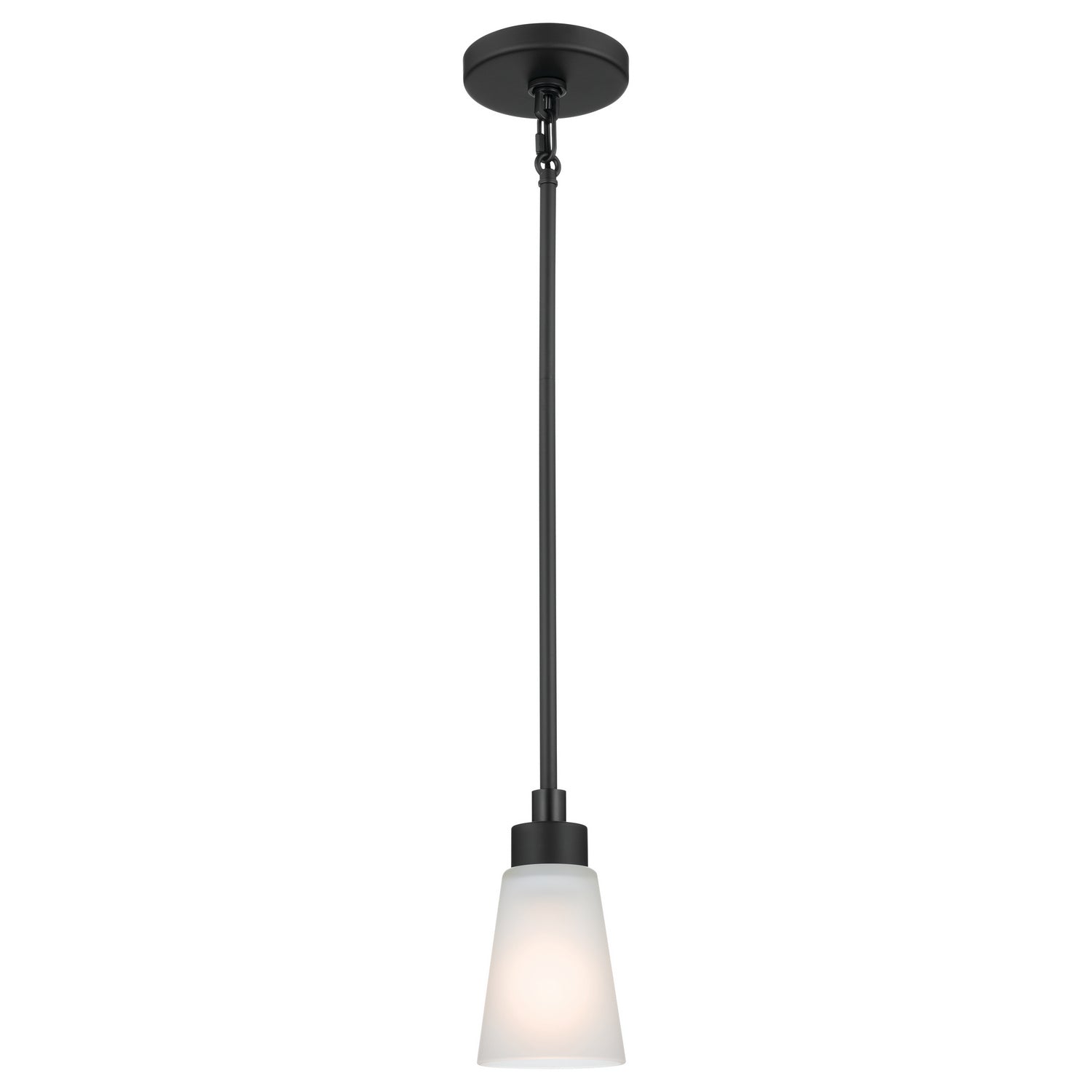 KICHLER 52444BK Erma Mini Pendant 1 Light - Black
