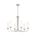 KICHLER 52480PN Truby 29" 6 Light Chandelier Polished Nickel