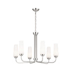 KICHLER 52480PN Truby 29" 6 Light Chandelier Polished Nickel