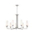 KICHLER 52481PN Truby 38" 9 Light Chandelier Polished Nickel