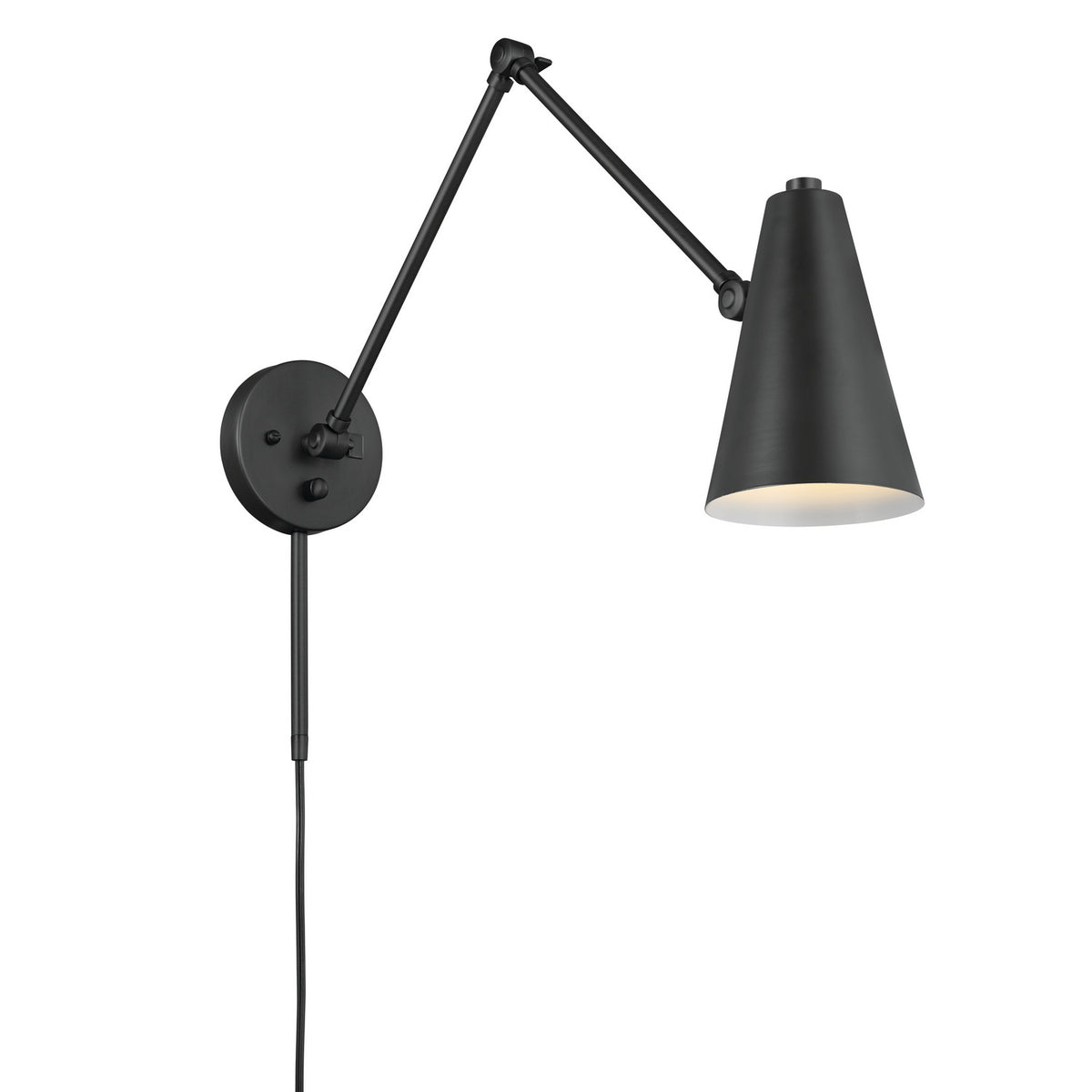 KICHLER 52486BKB Sylvia 2 Arm Wall Sconce Black