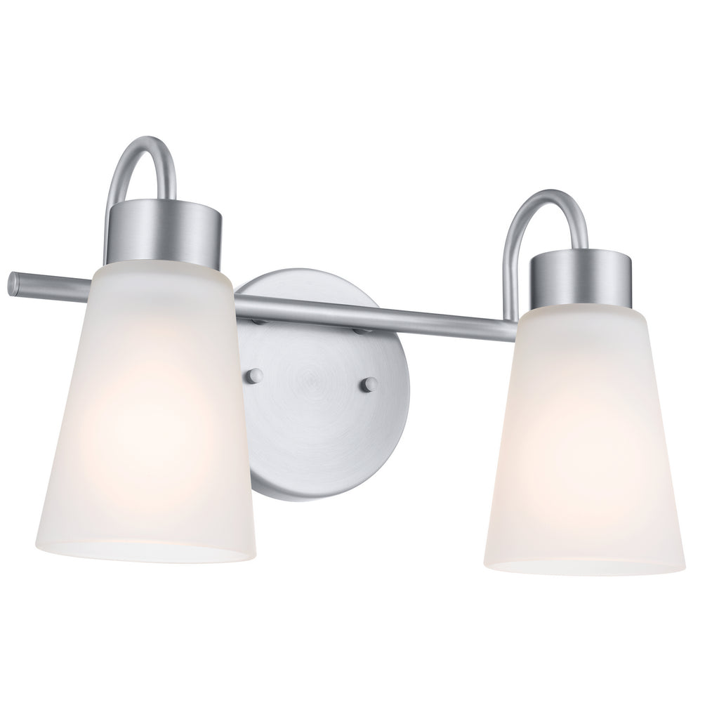 KICHLER 55125NI Erma Bath 2 Light - Brushed Nickel