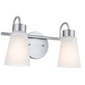 KICHLER 55125NI Erma Bath 2 Light - Brushed Nickel