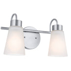 KICHLER 55125NI Erma Bath 2 Light - Brushed Nickel