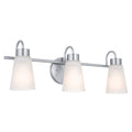 KICHLER 55126NI Erma Bath 3 Light - Brushed Nickel