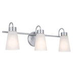 KICHLER 55126NI Erma Bath 3 Light - Brushed Nickel