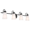 KICHLER 55127BK Erma Bath 4 Light - Black