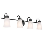KICHLER 55127BK Erma Bath 4 Light - Black
