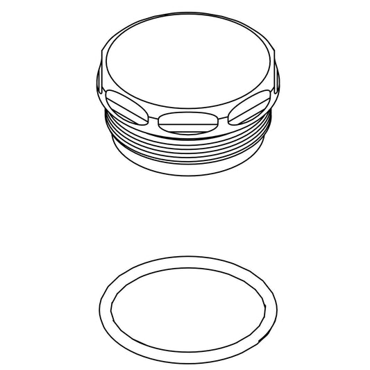 KOHLER Kit, Flush Valve Cover - Polished Chrome, K-1261114-CP