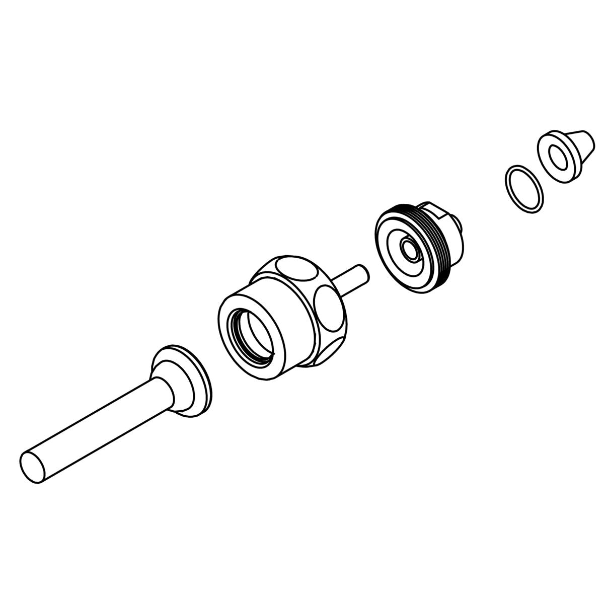 KOHLER Kit, Handle Assembly - Polished Chrome, K-1261116-CP