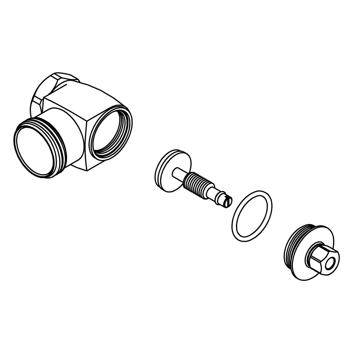 KOHLER Valve, Toilet Control Stop - Polished Chrome, K-1261119-CP