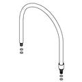 KOHLER Hose Kit - Matte Black, K-1262406-BL