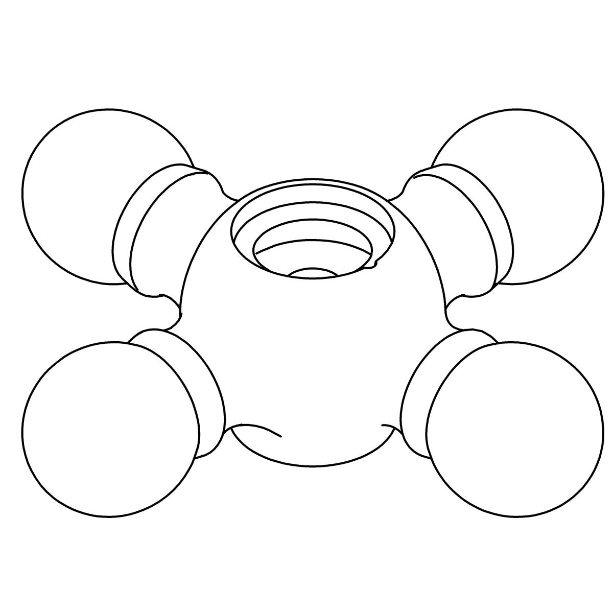 KOHLER Handle, Cross - Vibrant Titanium, K-1265190-TT