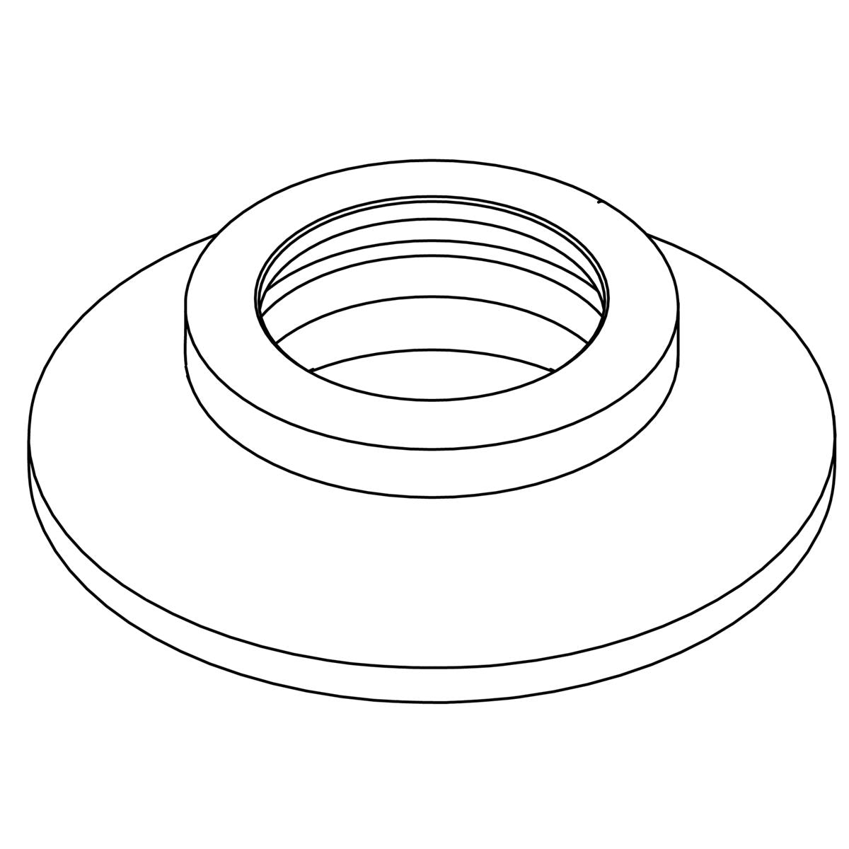 KOHLER Escutcheon,Spout - Polished Chrome, K-1265456-CP