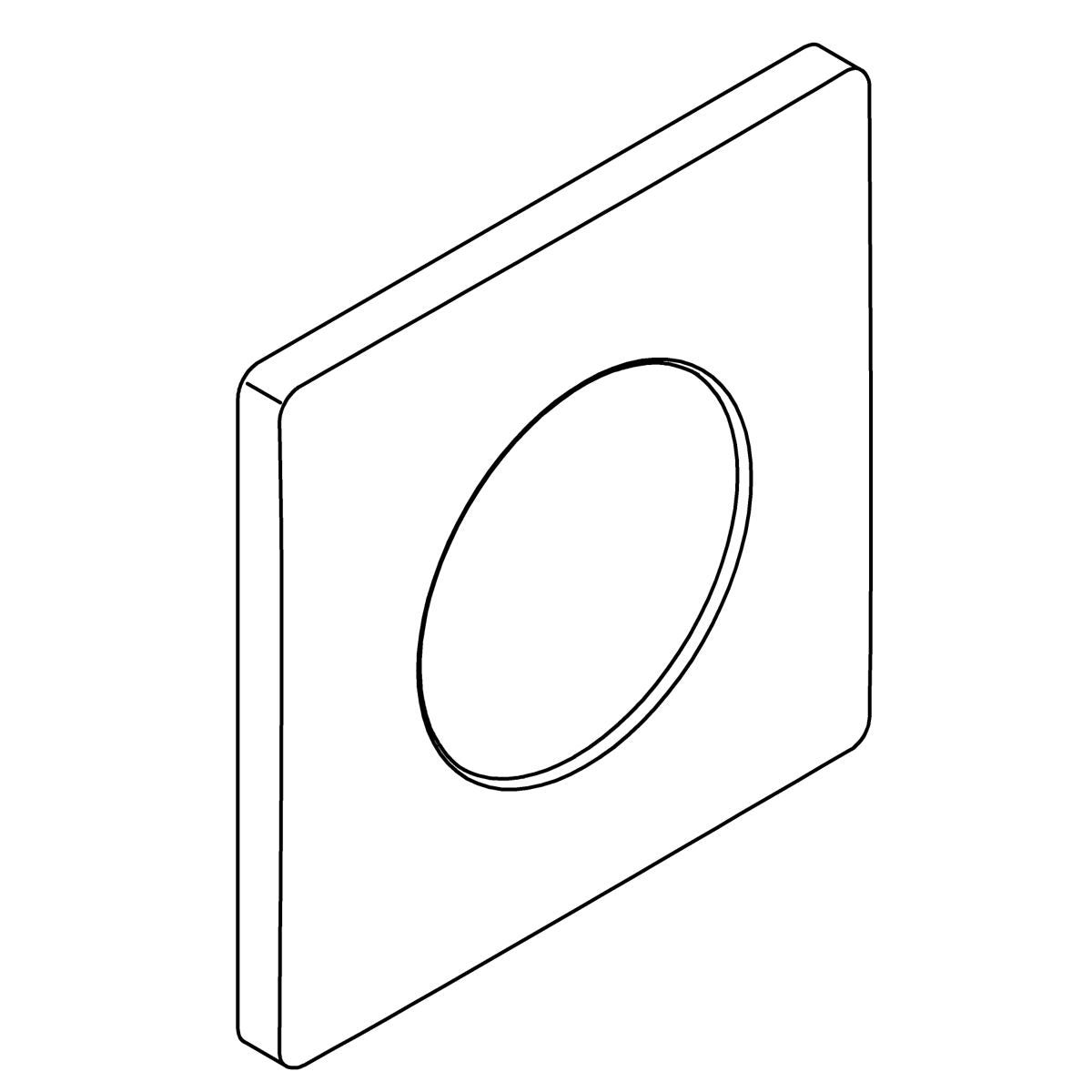 KOHLER Escutcheon - Vibrant Brushed Nickel, K-1267758-BN