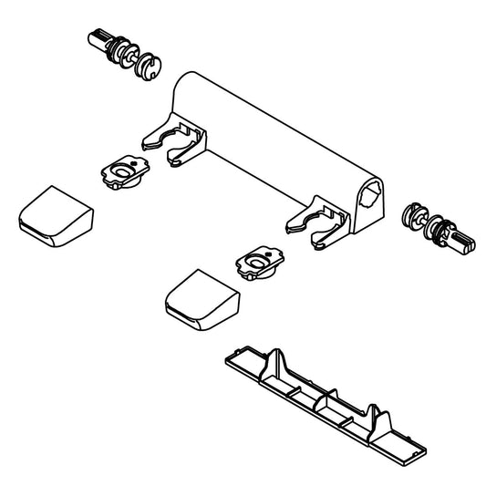 KOHLER HINGE KIT - White, K-1267952-0