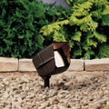 KICHLER 15396AZT 12V Mini Hooded Adjustable Wide Flood Textured Architectural Bronze