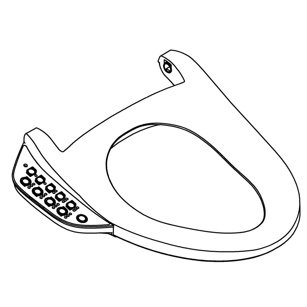 KOHLER Seat Assembly-Sp - White, K-1272052-0