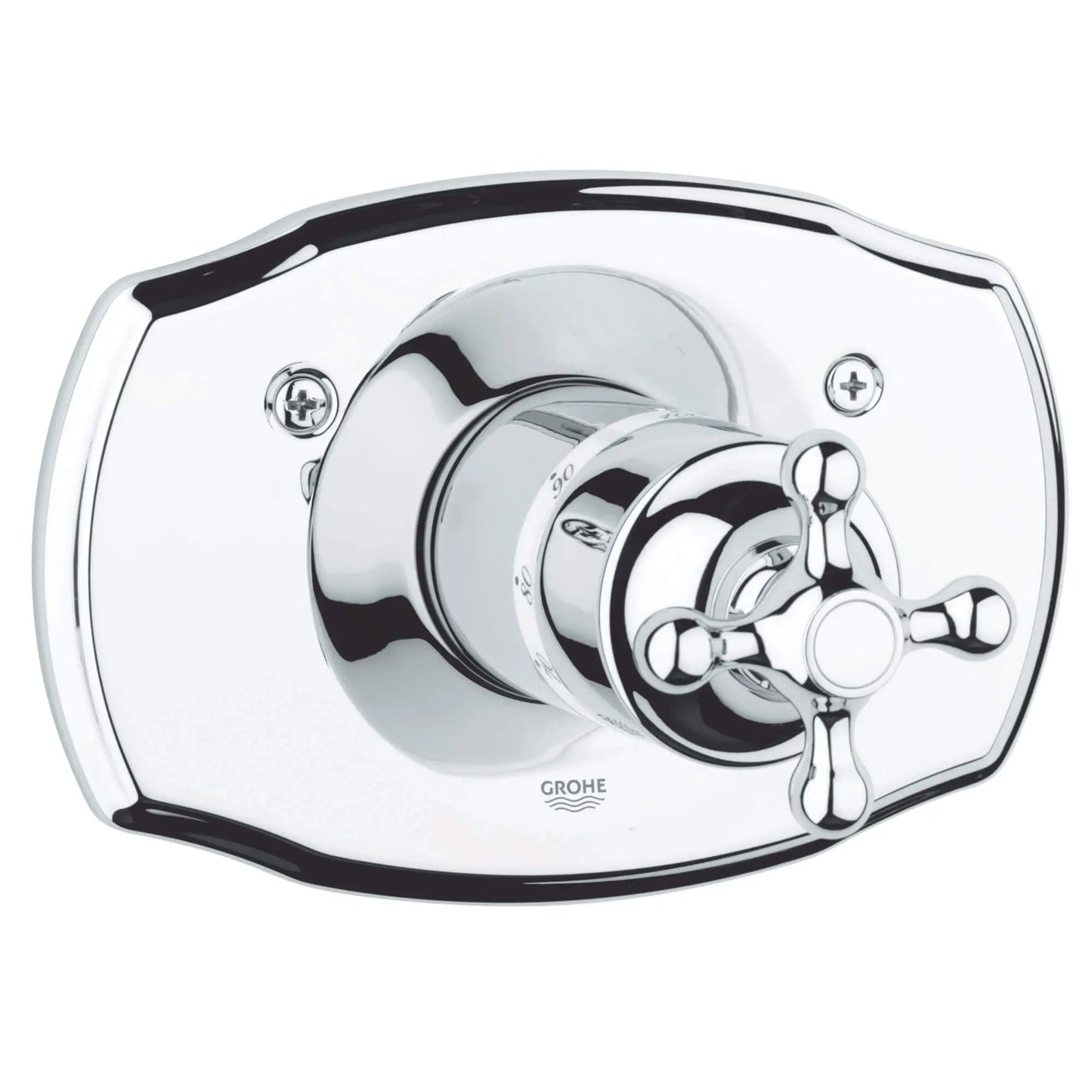 GROHE 19612000 Seabury Central Thermostatic Valve Trim - Chrome