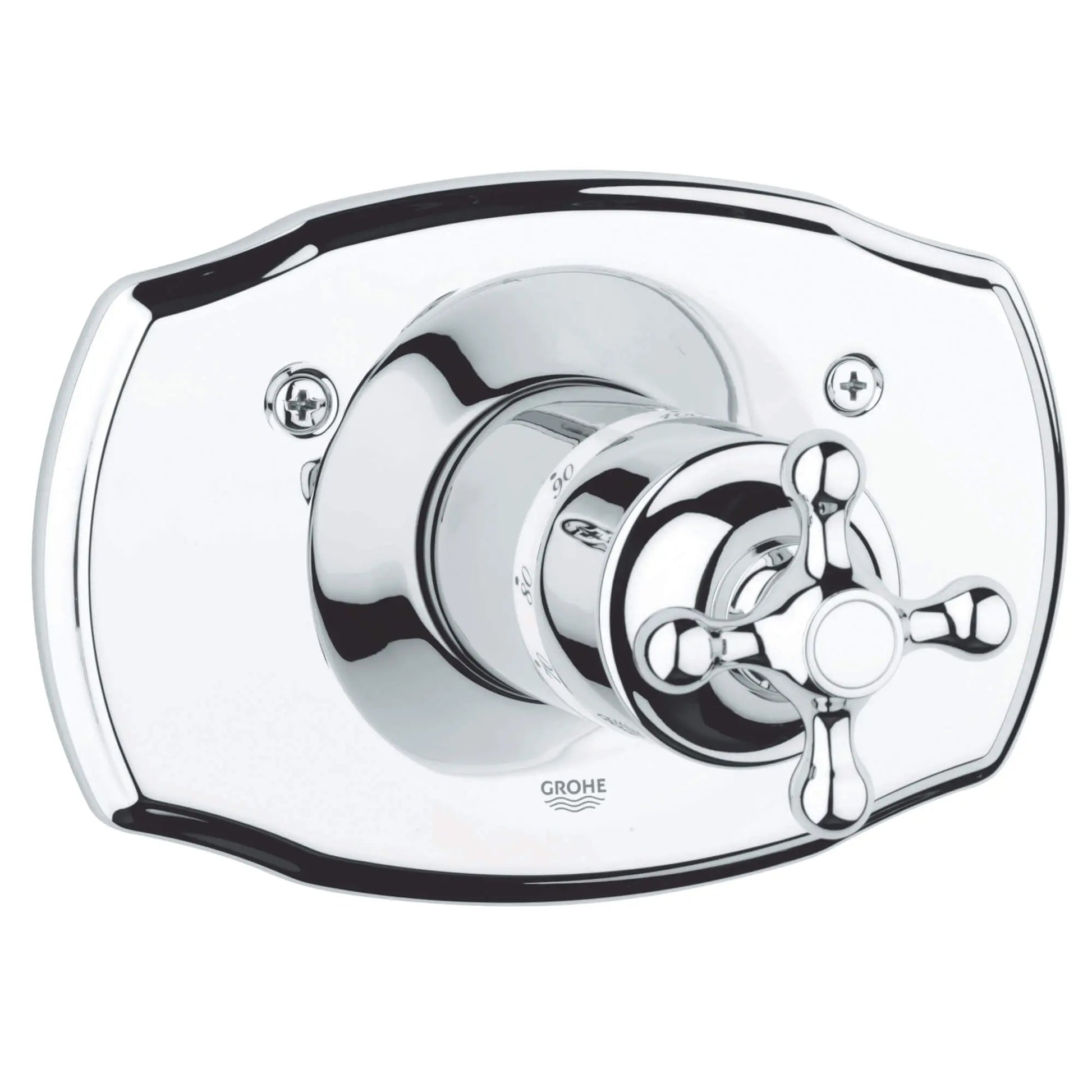 GROHE 19612000 Seabury Central Thermostatic Valve Trim - Chrome