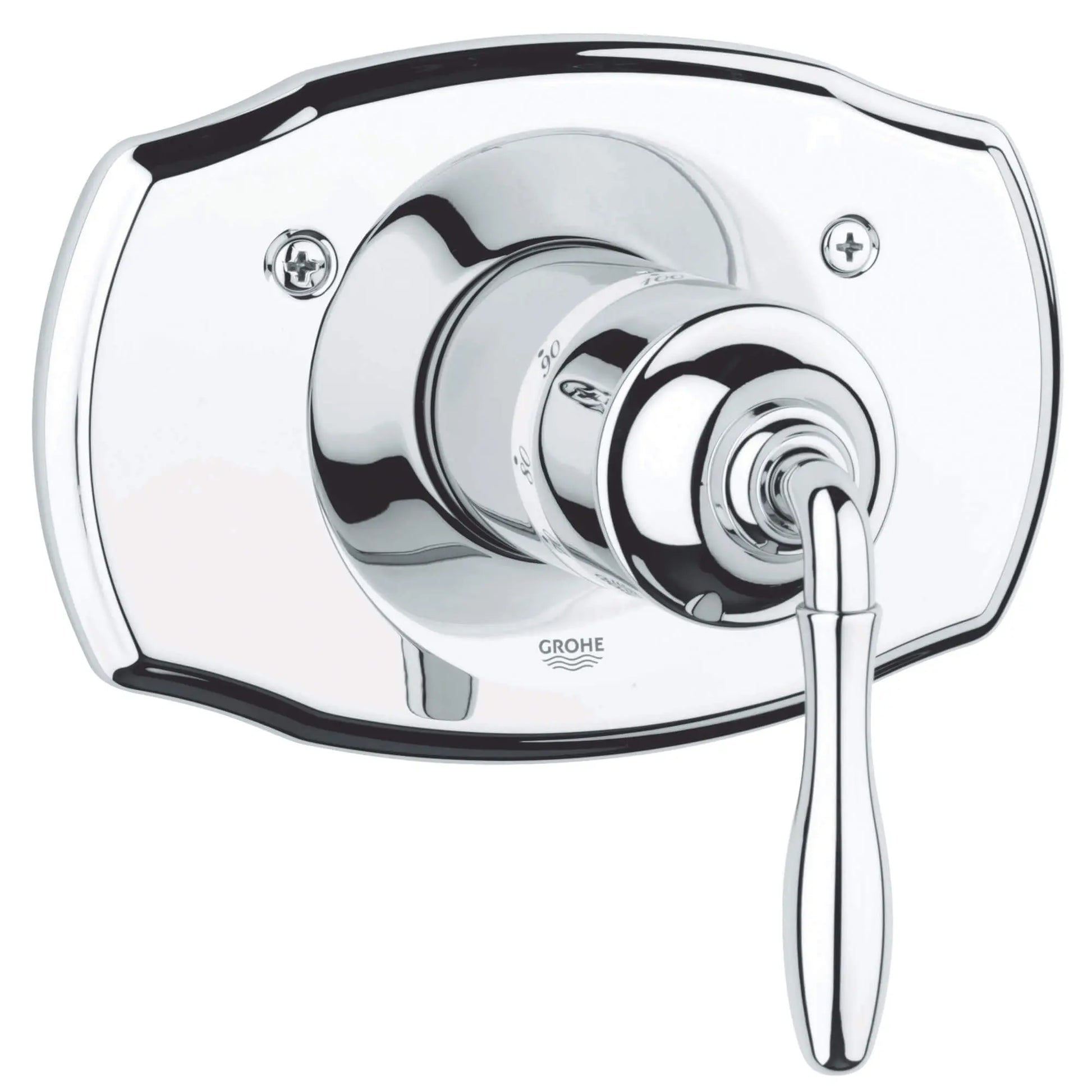 GROHE 19614000 Seabury Central Thermostatic Valve Trim - Chrome