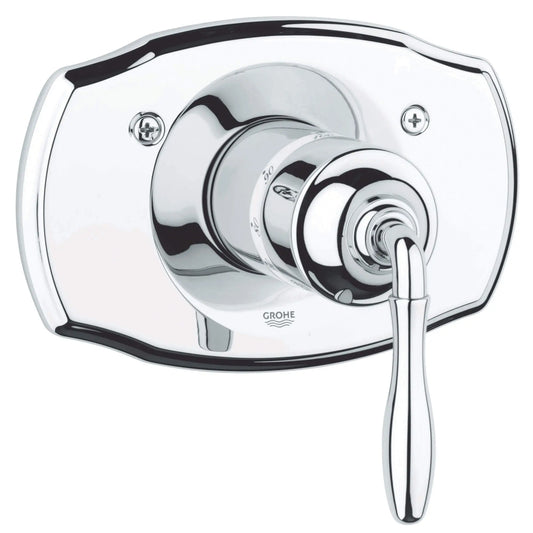 GROHE 19614000 Seabury Central Thermostatic Valve Trim - Chrome