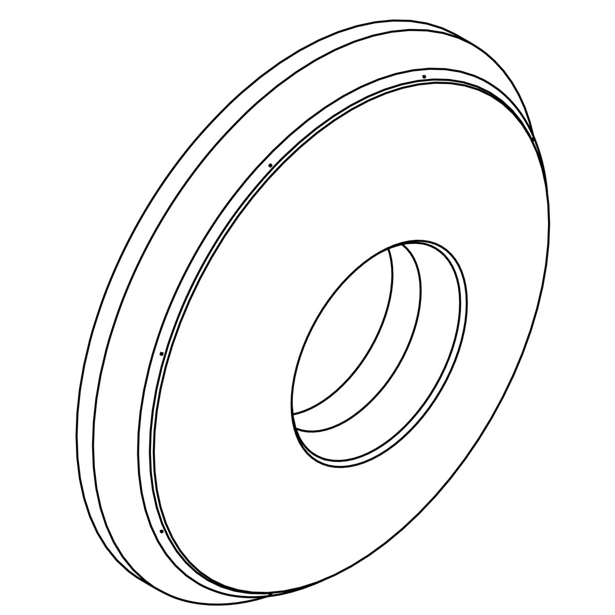 KOHLER Escutcheon, Shower - Vibrant Brushed Nickel, K-1273851-BN