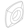 KOHLER Escutcheon, Shower - Polished Chrome, K-1273861-CP