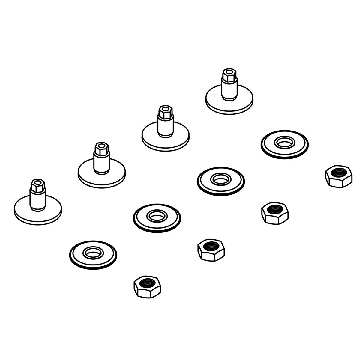 KOHLER Hardware Kit, Leveling, K-1274692