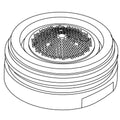 KOHLER 1.2 Gpm Shorty Aerator - Matte Black, K-1275302-BL