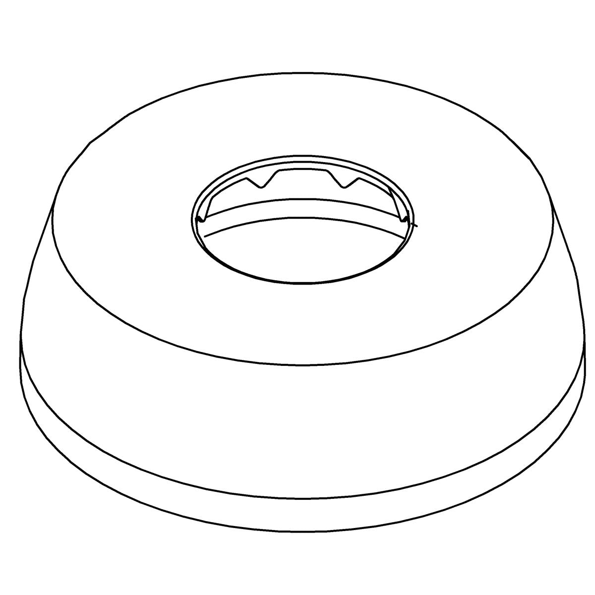 KOHLER Spud, Escutcheon 3/4" - Polished Chrome, K-1275400-CP