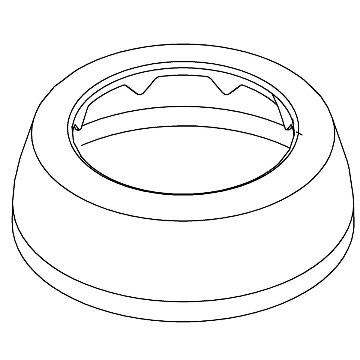 KOHLER Spud, Escutcheon 1-1/2" - Polished Chrome, K-1275401-CP