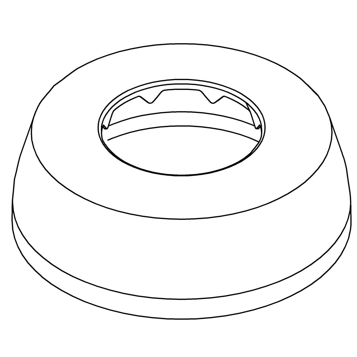KOHLER Spud, Escutcheon 1-1/4" - Polished Chrome, K-1275402-CP