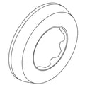KOHLER Wall Escutcheon, 1" - Polished Chrome, K-1275414-CP