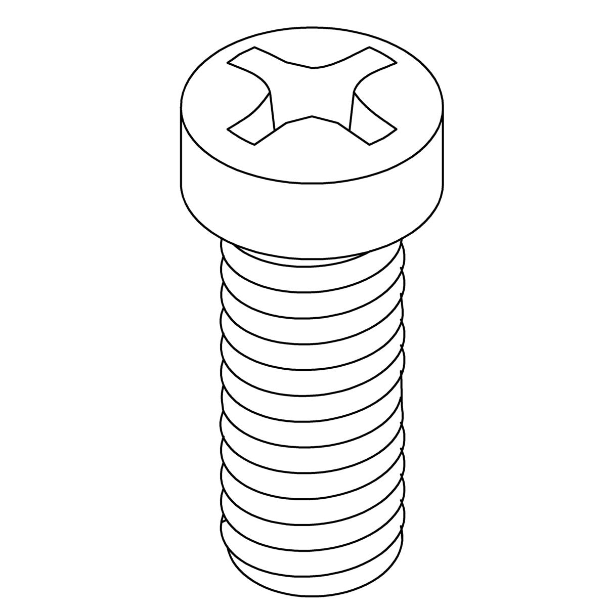 KOHLER Screw, 10-24 Unc-2A X 0.393, Pan Head, K-1275549
