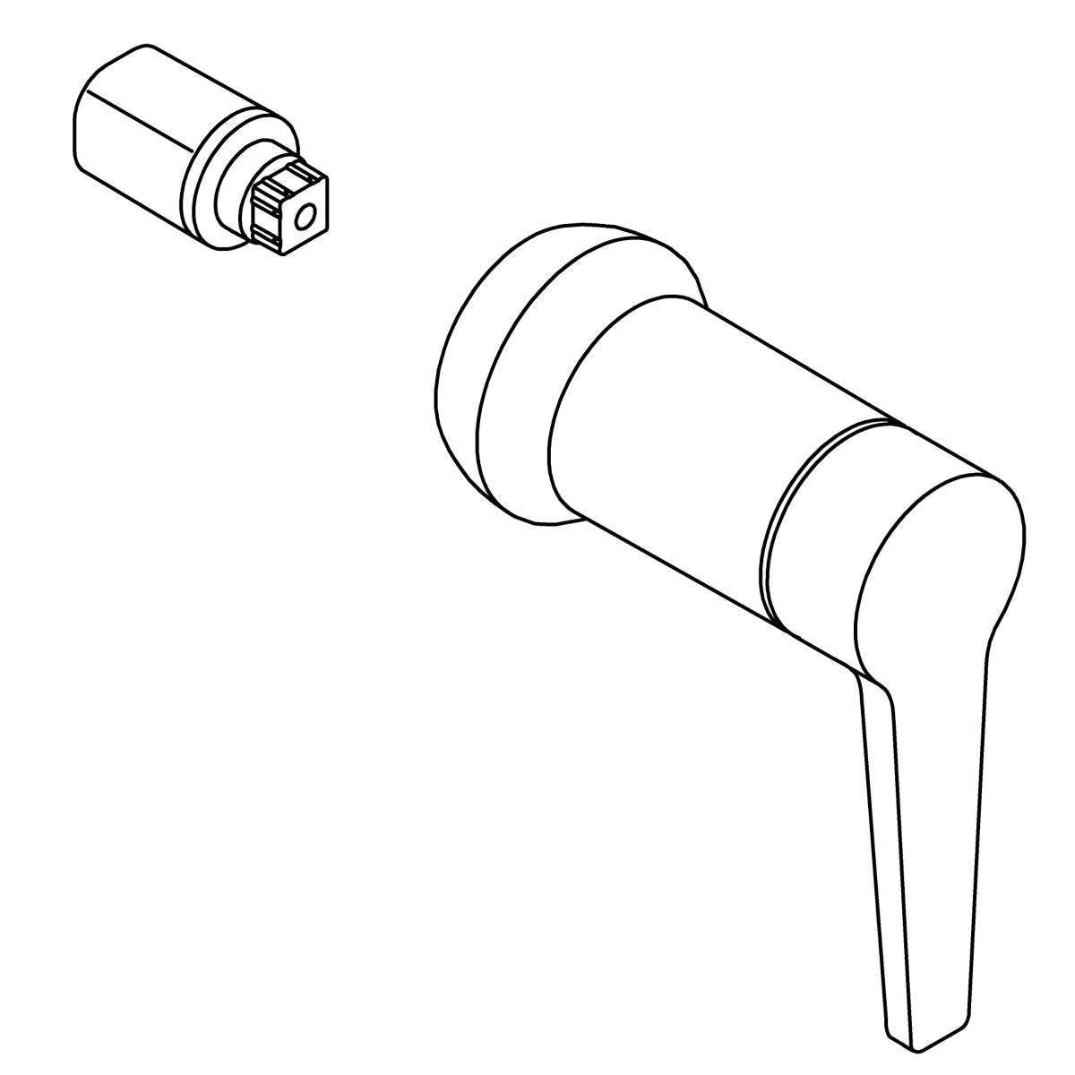 KOHLER Handle Assembly - Matte Black, K-1275732-BL