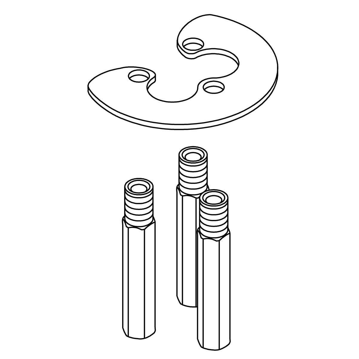 KOHLER Valve Body Hardware Kit, K-1276520