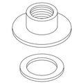KOHLER Escutcheon Hardware Kit - Matte Black, K-1276521-BL