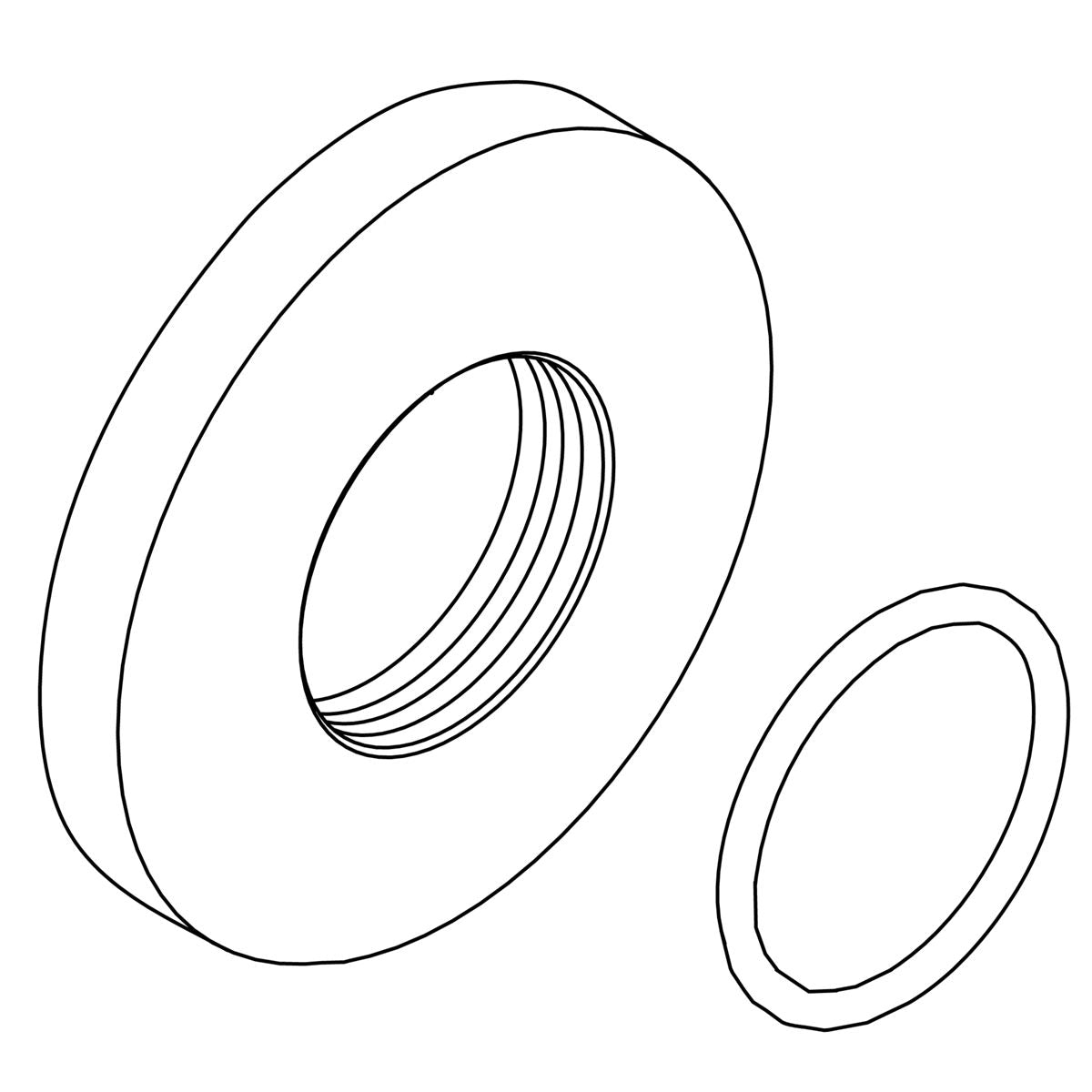 KOHLER Escutcheon Kit - Vibrant Polished Nickel, K-1277441-SN