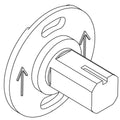 KOHLER Plate, Wallmount, K-1277817