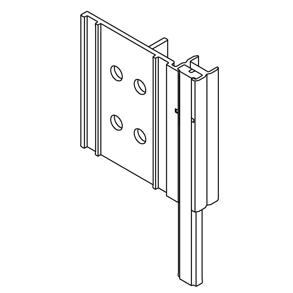 KOHLER Cleat Assembly, Left - Bright Silver, K-1278115-BDS