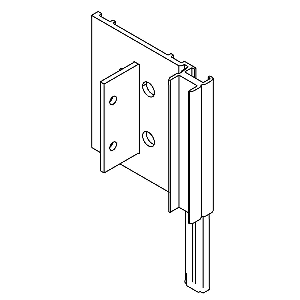 KOHLER Cleat Assembly, Right - Bright Silver, K-1278116-BDS
