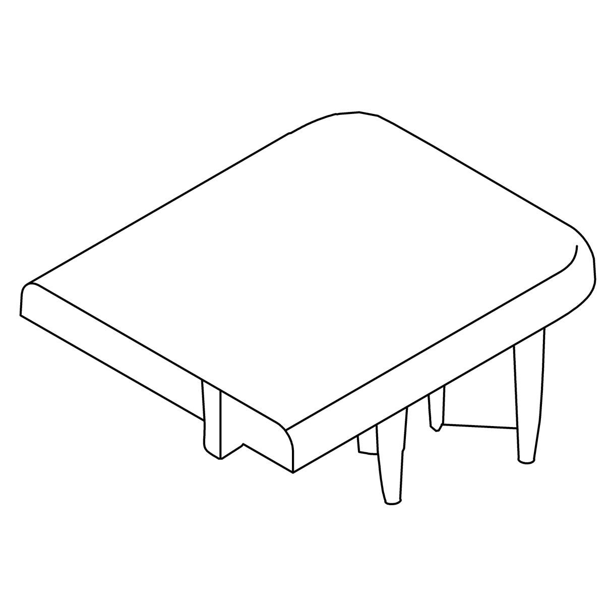 KOHLER Wall Jamb Cap - Vibrant Brushed Bronze, K-1278340-BV