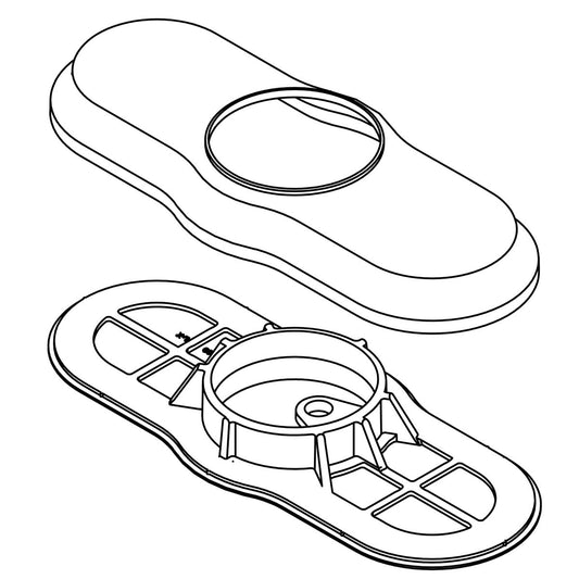 KOHLER Service Kit, Escutcheon, 3-Hole - Vibrant Brushed Nickel, K-1278645-BN