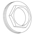KOHLER Nut, Hex, M33 X 1.5-6G, K-1280772