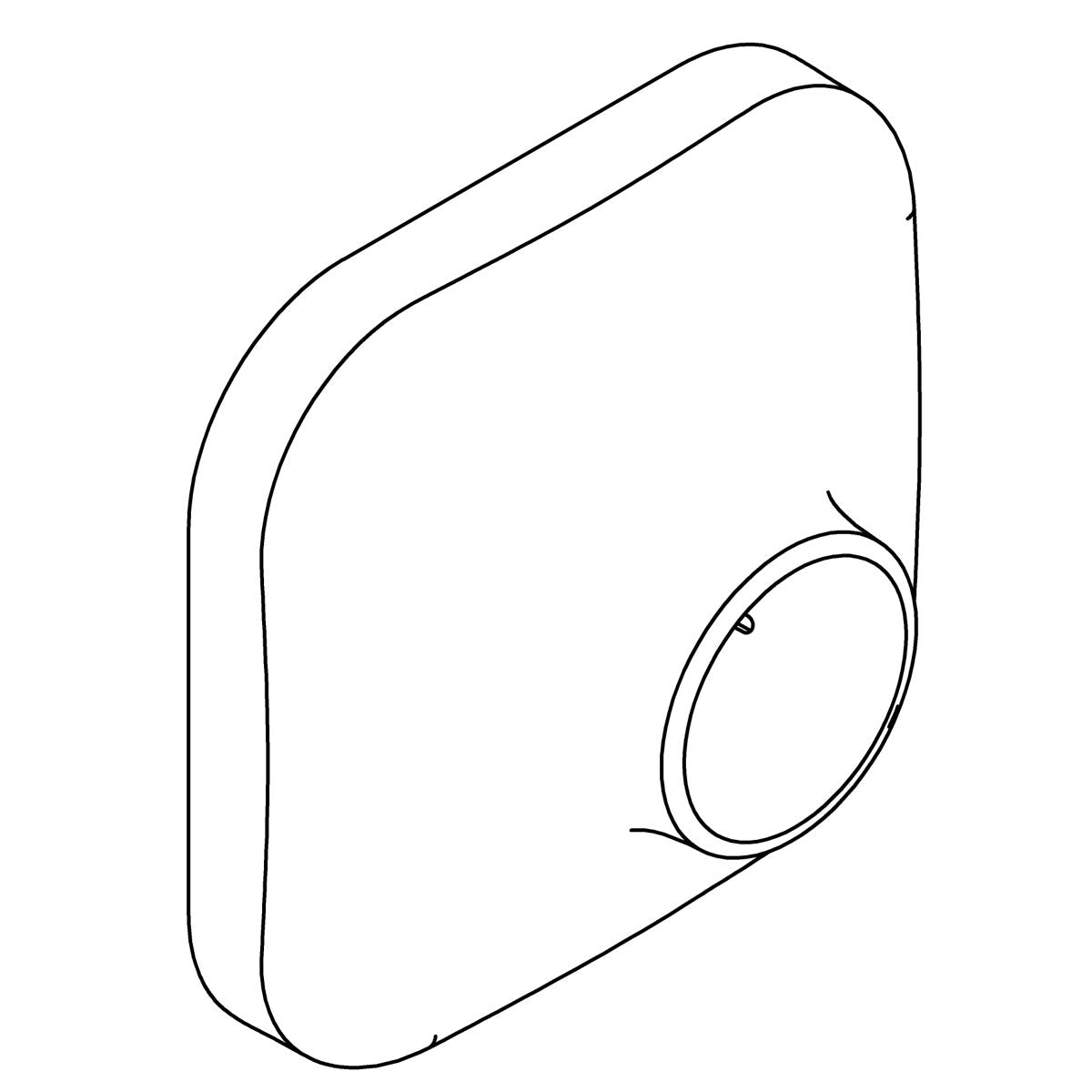 KOHLER Shower Arm Flange - Vibrant Brushed Nickel, K-1280835-BN